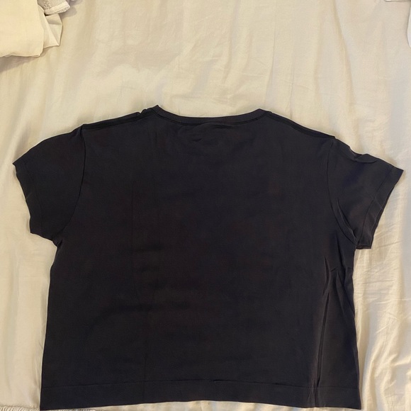 Athleta Short Sleeve Top in Dark Gray - Picture 2 of 4